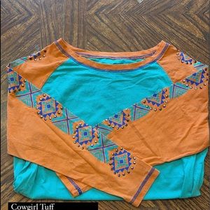 Cowgirl Tuff 3/4 sleeve